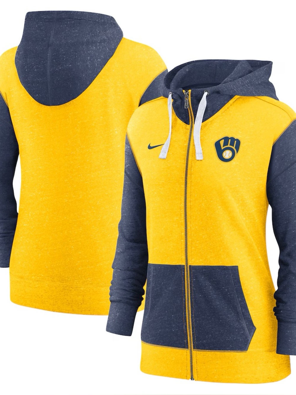 Milwaukee Brewers Nike Women's Full-Zip Hoodie